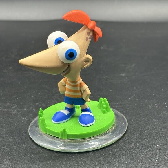 Disney Infinity Phineas and Ferb Character Figures Power Disc Lot Agent P Perry - Picture 6 of 8